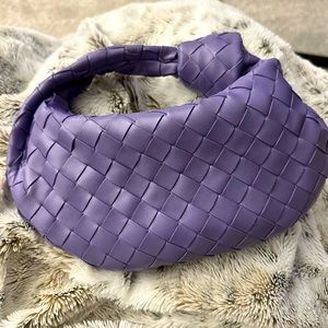 Bottega Venetta Mini Jodie bag LAVENDER with silver hardware